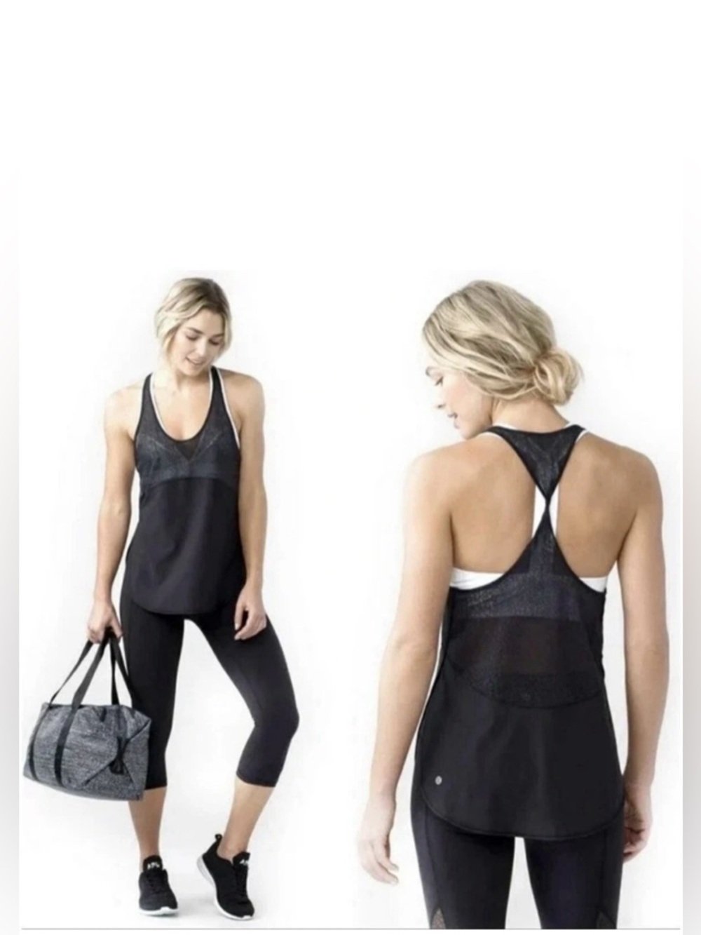 Lululemon Athletica Twist And Train Tank Top